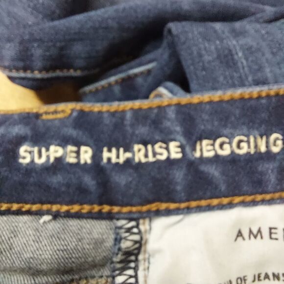Womans American Eagle Super High Rise Jeggings 360° Ne(x)t Level Stretch - Picture 14 of 16